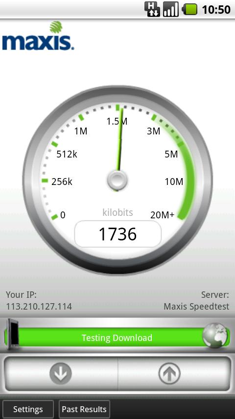 Maxis Mobile Speed Test Android Tools
