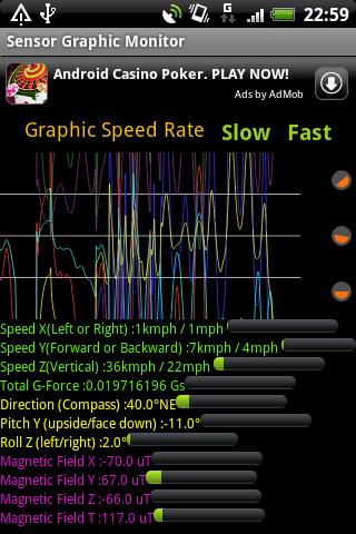 Sensor Graphic Monitor Android Tools