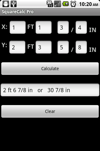 SquareCalc Pro Android Tools