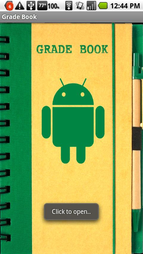 Grade Book for Professors Android Education