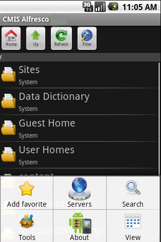 CMIS Browser Android Tools