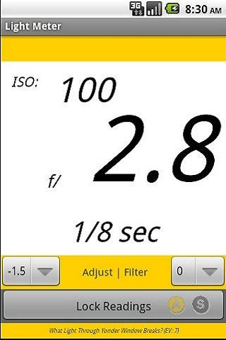 Light Meter Android Tools