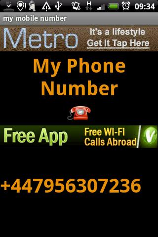 My Mobile Number Reminder Android Tools