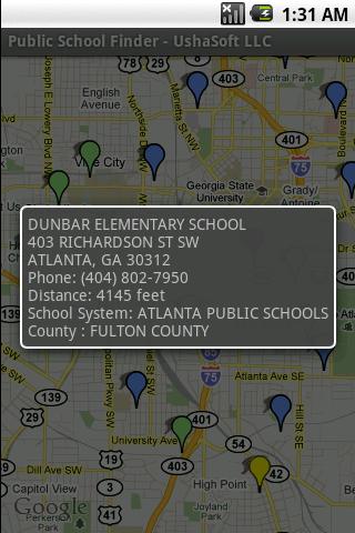 Public Schools Finder Android Tools