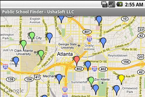 Public Schools Finder Android Tools