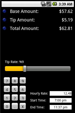 Hourly Rate Calculator Android Tools