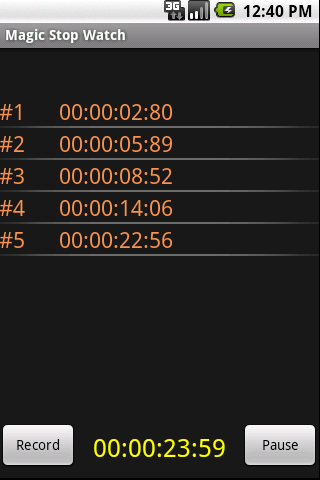Easy Stop Watch Android Tools