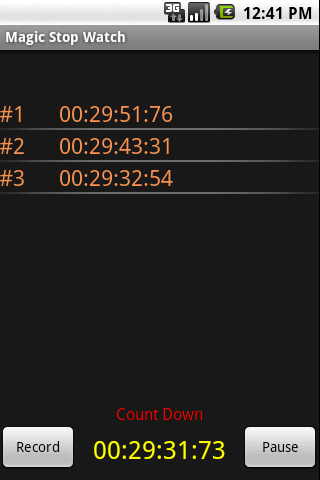 Easy Stop Watch Android Tools