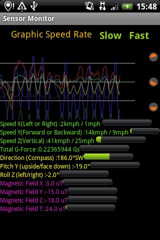 Sensor Monitor Android Tools