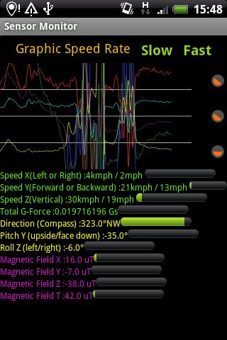 Sensor Monitor Android Tools