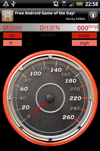 Analog Speedometer Android Tools