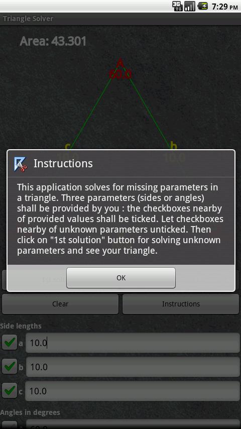Universal Triangle Solver Android Tools