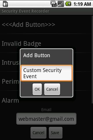 Security Event Recorder Android Tools