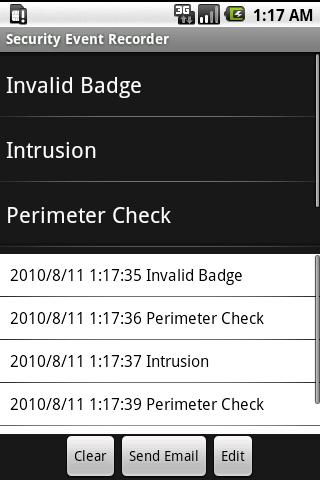 Security Event Recorder Android Tools