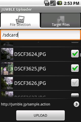 JUMBLE Uploader Android Tools