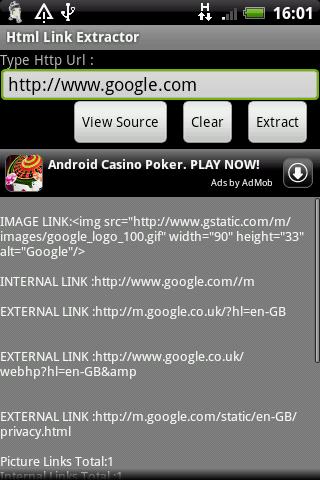 Html Links Extractor Android Tools