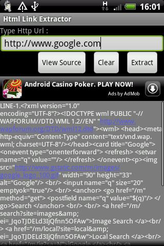 Html Links Extractor Android Tools