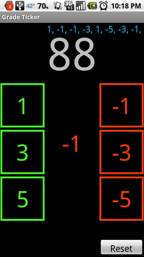 Grade Ticker Android Tools