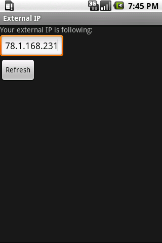 External IP Android Tools
