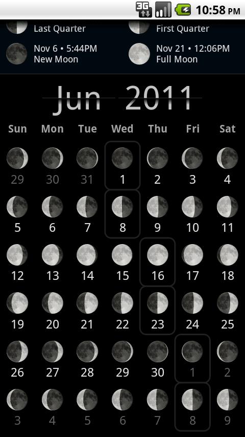 Lunar Phases Android Tools