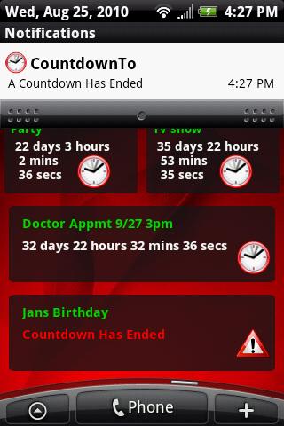 CountdownTo Widget Android Tools