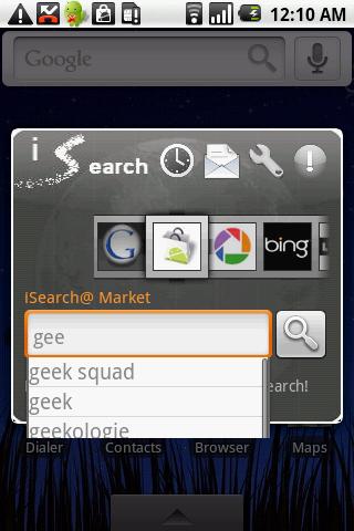 iSearch Widget Pro Android Tools