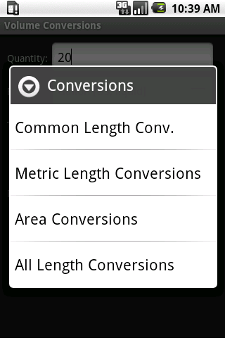 Area Conversion Android Tools