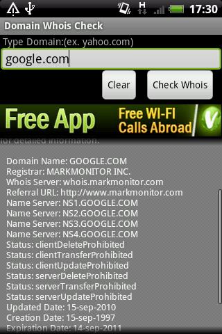 Domain Whois Check Android Tools