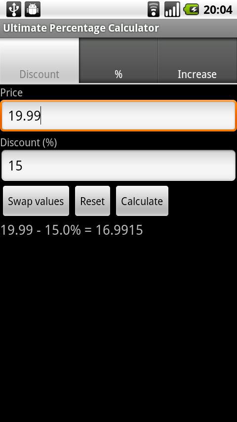 Ultimate Percentage Calc. Free