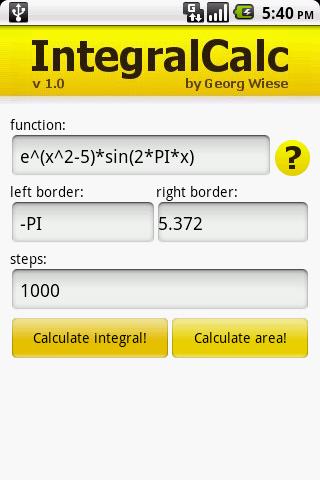 IntegralCalc Android Tools