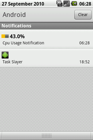 Cpu Usage Notification Android Tools