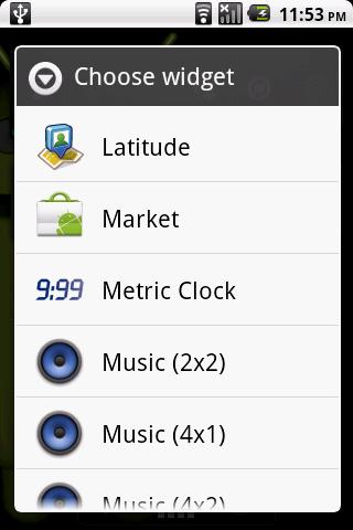 Metric Clock Widget Android Tools