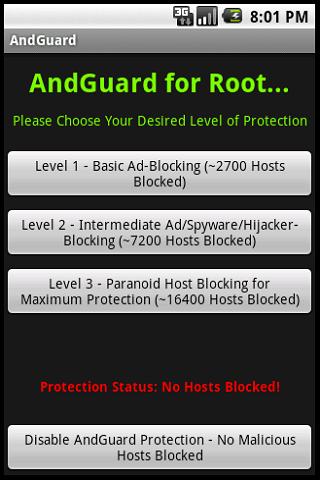 AndGuard for Root Android Tools