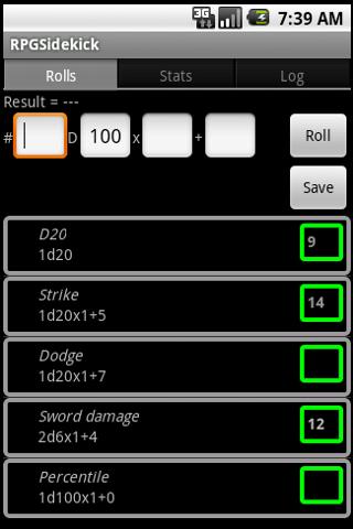 RPGSidekick Free Android Tools