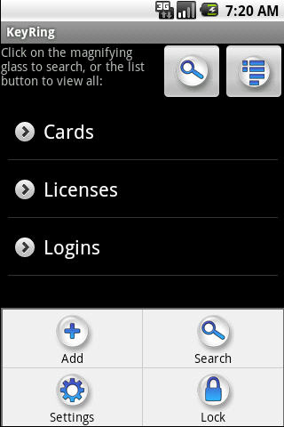 KeyRing Android Tools