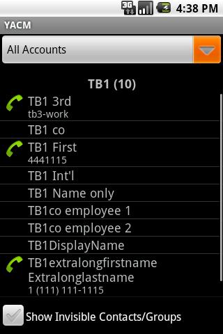 Yet Another Contact Manager Android Tools