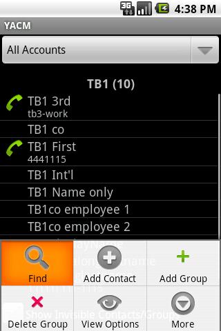 Yet Another Contact Manager Android Tools