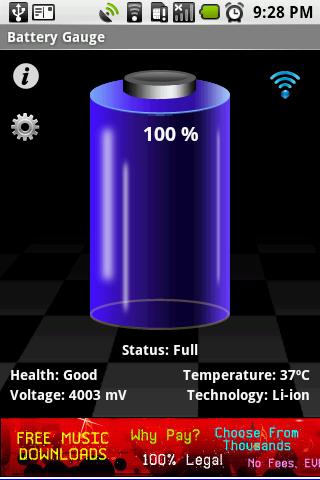Battery Gauge- FREE FREE FREE Android Tools