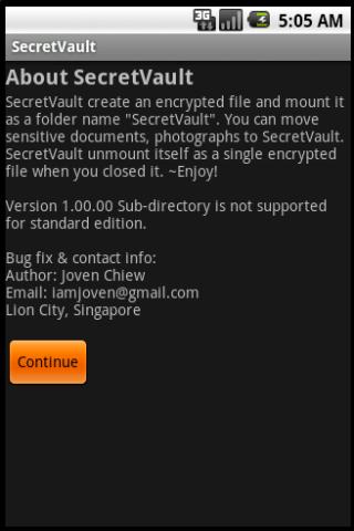 SecretVault Android Tools