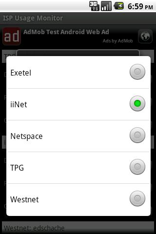 ISP Usage Monitor Android Tools