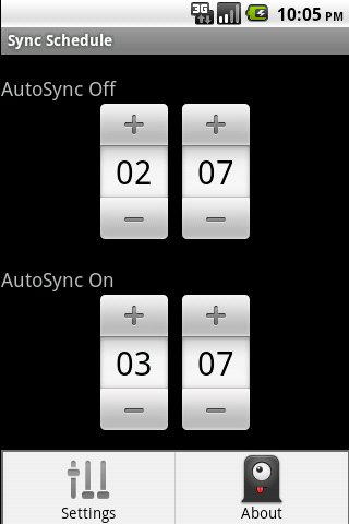Sync Schedule (beta) Android Tools