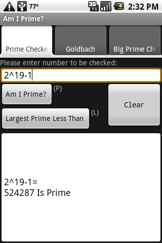 Am I Prime? Android Tools