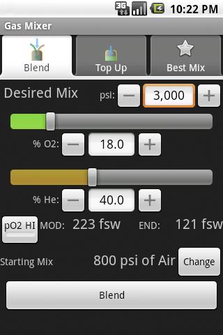 Gas Mixer Android Tools