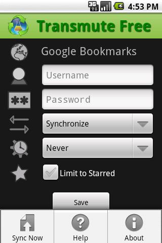 Transmute Free – Bookmark Sync Android Tools