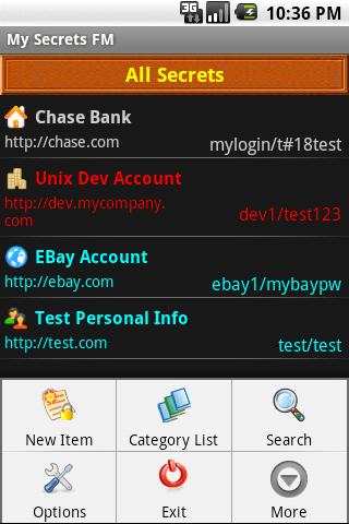 Passwords Keeper My Secrets FM Android Tools