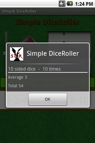Simple DiceRoller Android Tools
