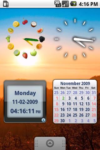 aniTime: Calendar/Clock Widget Android Tools