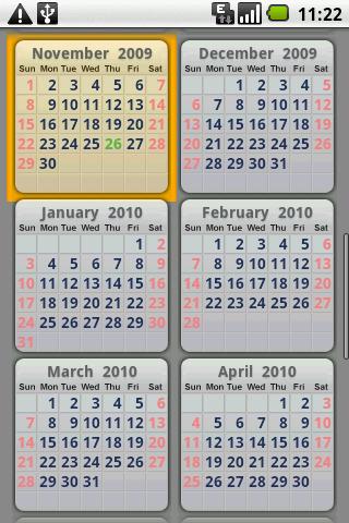 aniTime: Calendar/Clock Widget Android Tools