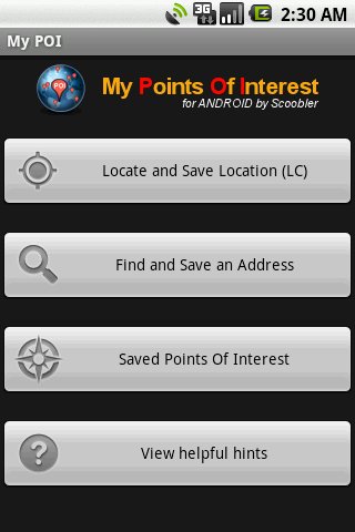 My Points of Interest Android Tools