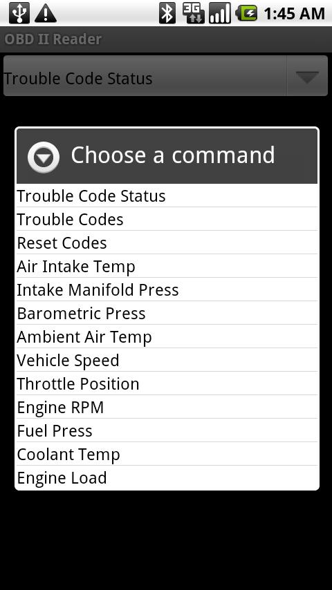 Bluetooth OBD Reader Android Tools